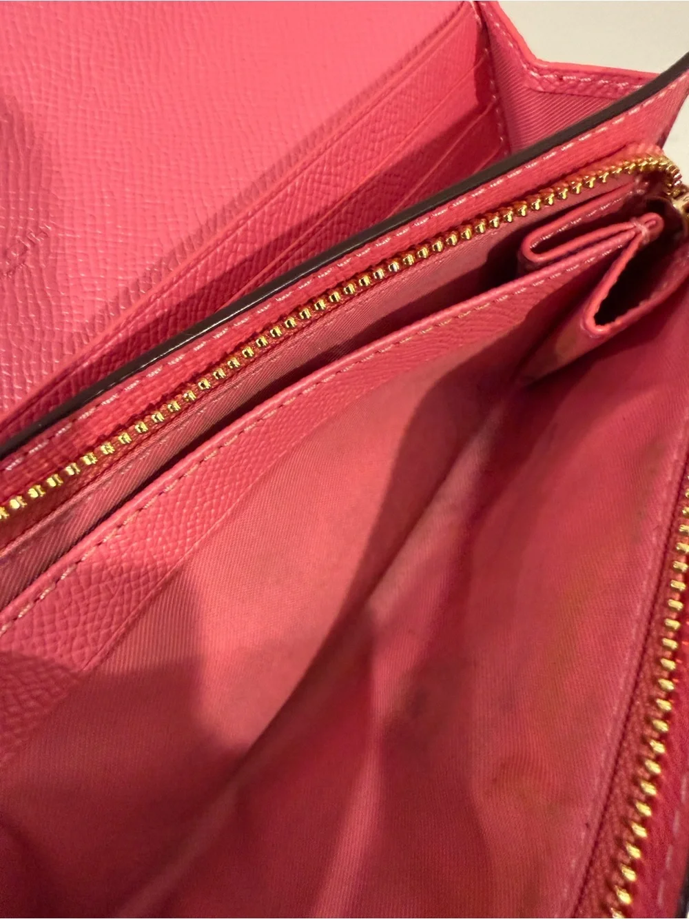 COACH Pink Leather Wallet - Picture 9 of 10